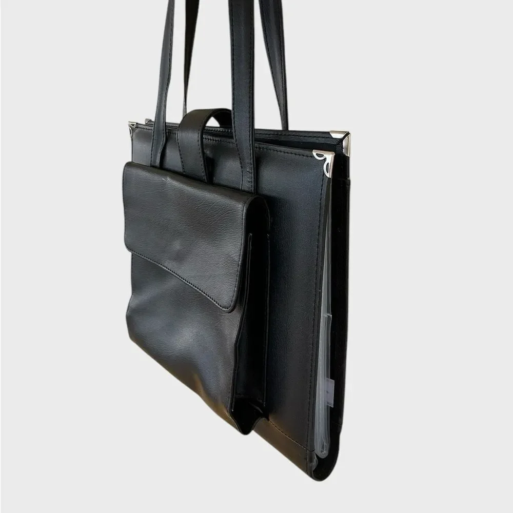 Coupon Organizer Binder Tote Bag Black Shopping Grocery Couponing